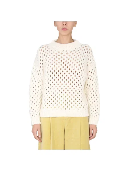 Sweter Alysi wełniany beżowy