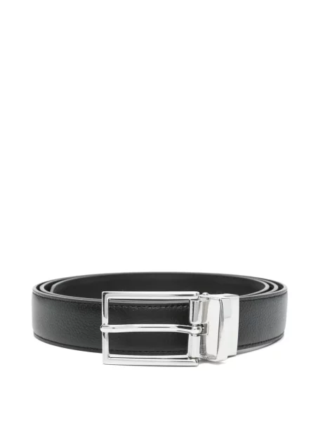 Curea Emporio Armani din piele negru