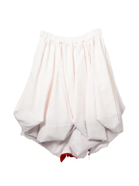 Fodros midi szoknya Comme Des Garçons fehér