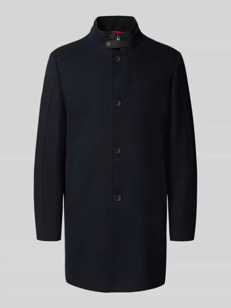 Płaszcz ze stójką model ‘LIVERPOOL’ granatowy