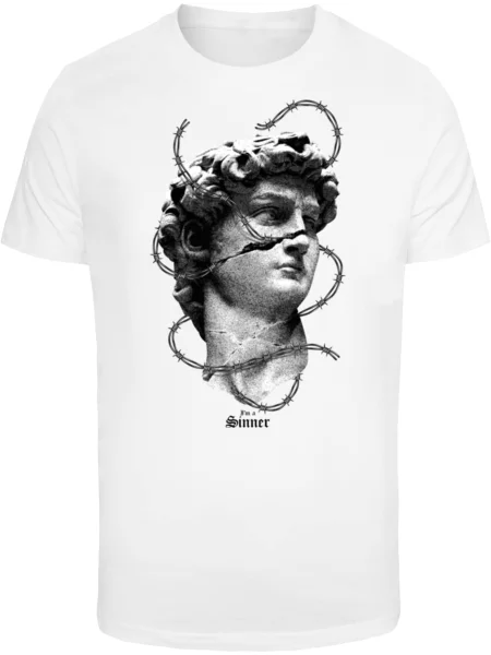 Mister Tee Tričko I'm A Sinner černá bílá