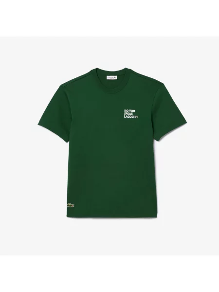 Lacoste Koszulka Unisex Lacoste zielona