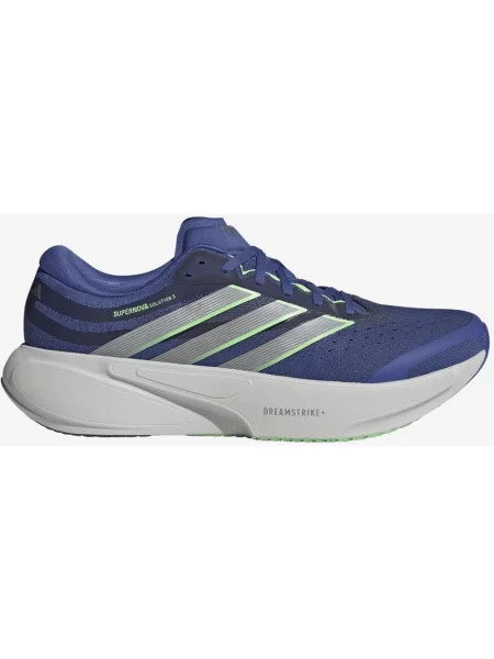 Buty do biegania adidas Supernova Solution 3 granatowy jasnozielony jasnoszary 40 niebieskie