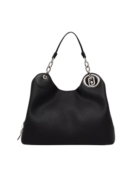 Liu Jo torebka shopper z imitacji skóry czarna