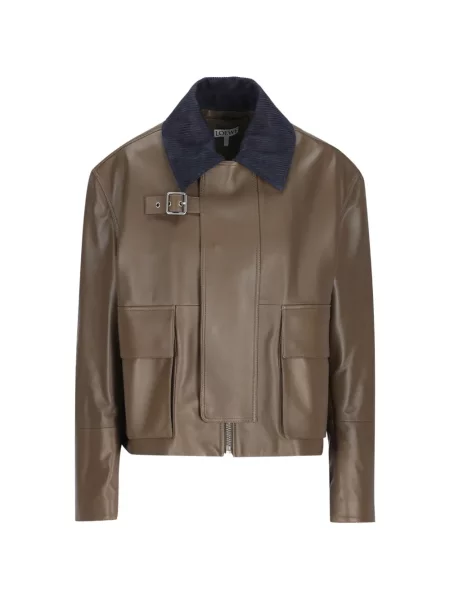 Gulerat geanta de piele Loewe verde