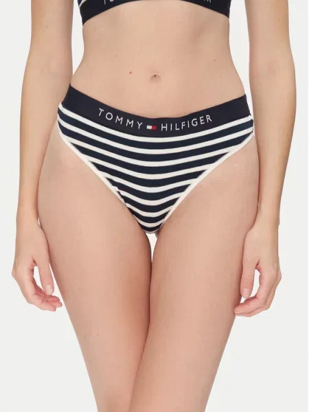 Tommy Hilfiger Stringi granatowy