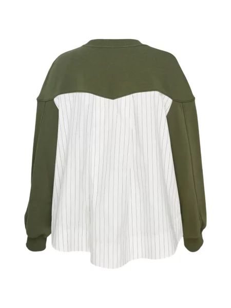 Hanorac 3.1 Phillip Lim cu dungi verde