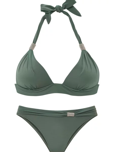 LASCANA Costum de baie două piese oliv