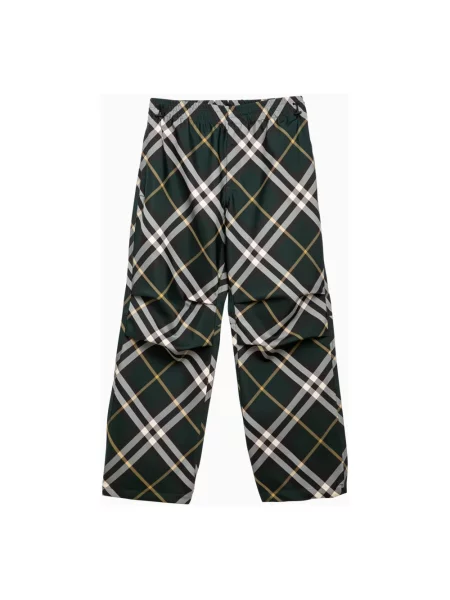 Spodnie Burberry zielone
