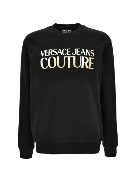 Hanorac Versace Jeans Couture cu imagine negru