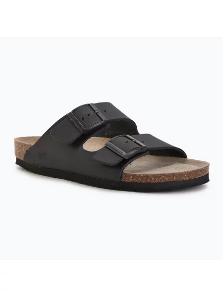 Genuins női flip-flop Hawaii Olajozott bőr fekete. Méret: 37 EU fekete