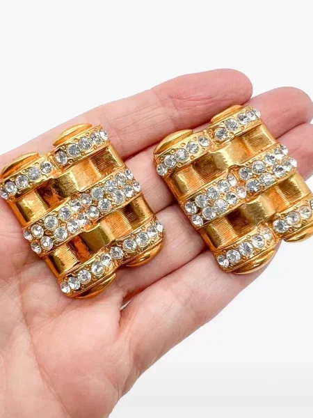 Σκουλαρίκια Jennifer Gibson Jewellery χρυσό