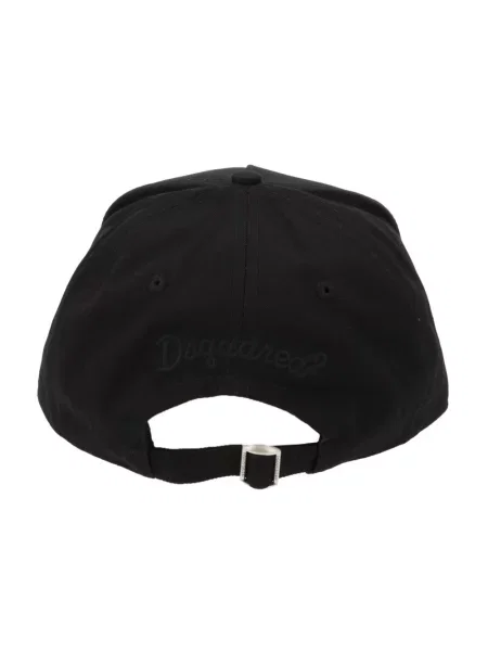 Czapka z daszkiem Dsquared2 czarna