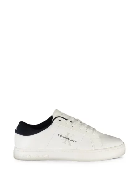 Sneakerși Calvin Klein cu imagine alb