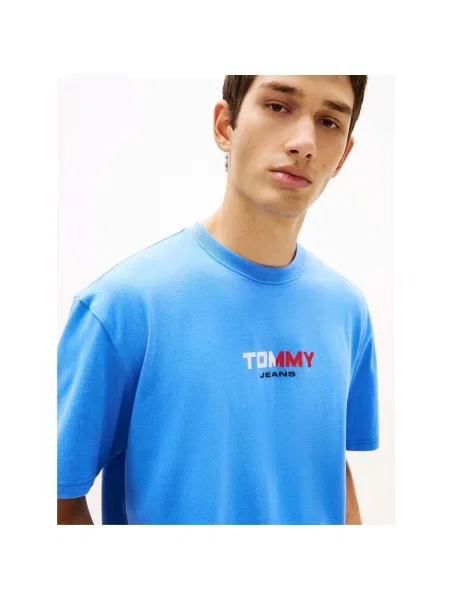 Tricou Tommy Jeans albastru