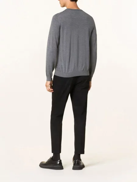 Boss Sweter Leno grau