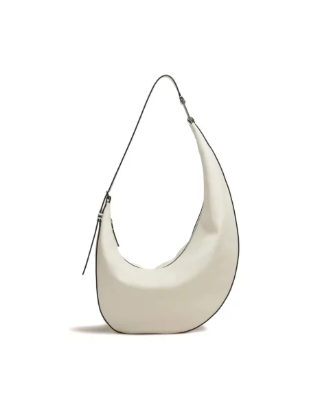 Torebka crossbody Marni skórzana beżowa