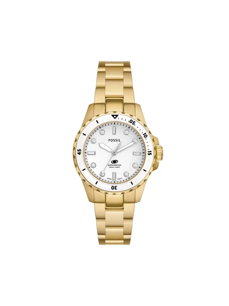 Fossil óra BLUE DIVE sárga női kék