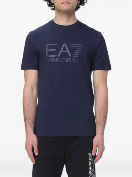 Tricou Ea7 Emporio Armani cu imagine albastru