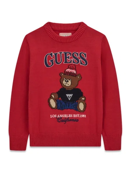 Guess Pulover roșu