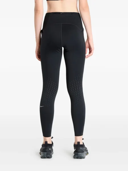 Leggings Nike din fleece alergare negru