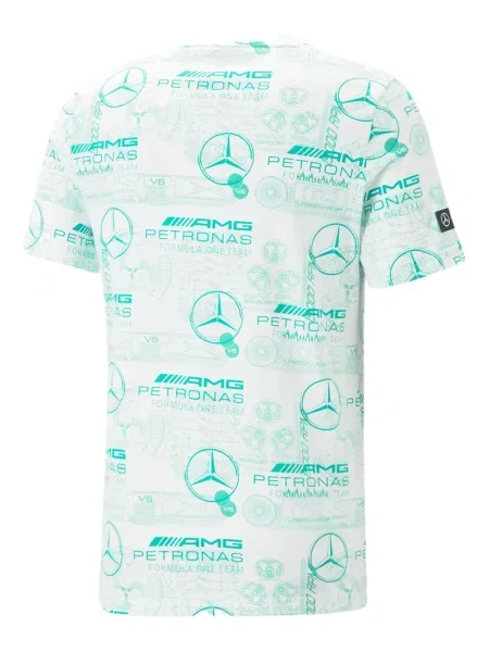Tricou Puma cu imagine alb