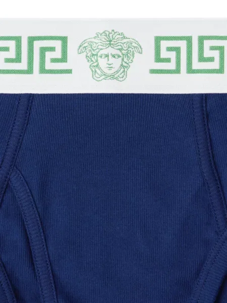 Chiloți Versace din jerseu albastru