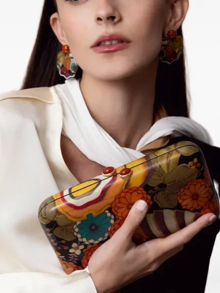 Geantă plic Silvia Furmanovich portocaliu