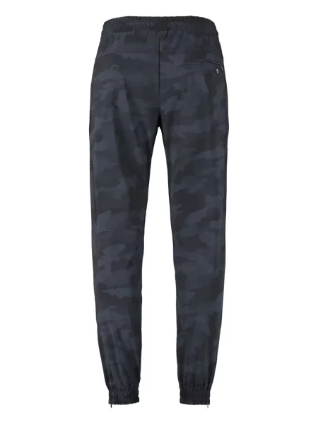 Pantaloni The (alphabet) cu model camuflaj albastru