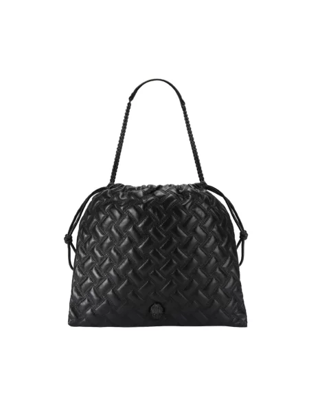 Kurt Geiger Torebki Kobieta ONE SIZE Skóra Kensington Shoulder Bag czarny