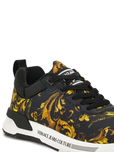 Sneakerși Versace Jeans Couture cu imagine negru