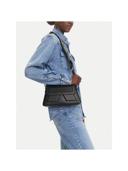 Torebka crossbody Karl Lagerfeld czarna