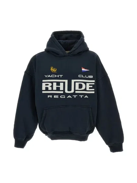 Bluza z kapturem Rhude niebieska