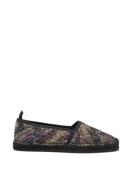Espadrile Missoni cu paiete negru