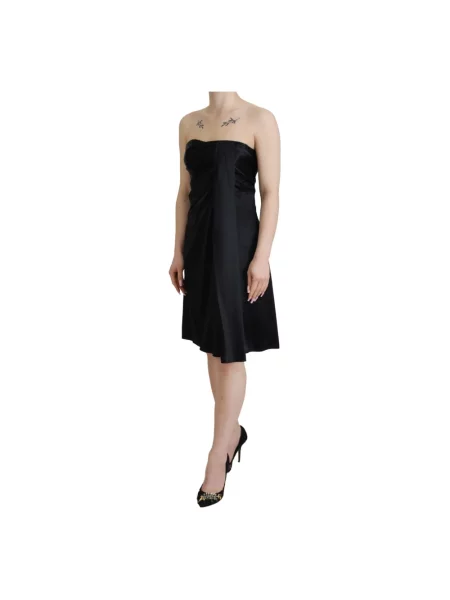Sukienka mini Dolce And Gabbana bez rękawów czarna