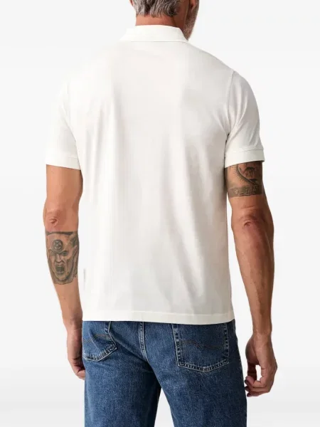 Μικρός polo Karl Lagerfeld ζακάρ λευκό