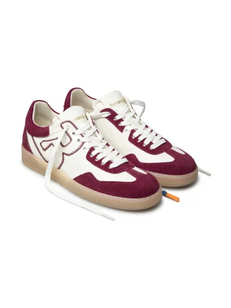 Sneakersy Barracuda skórzane czerwone