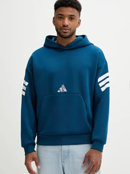 Pulover adidas Spiderman Hoo s kapuco modra