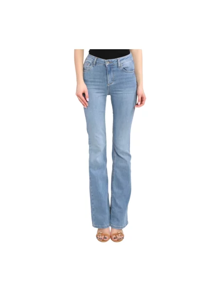 Liu Jo Jeansy Flared Beat blau niebieskie