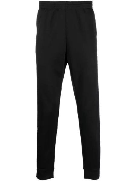 Pantaloni Adidas cu broderie alergare conici negru