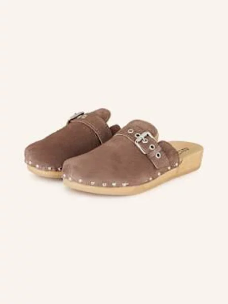 Softclox Dřeváky Leslie S Nýty hnědá