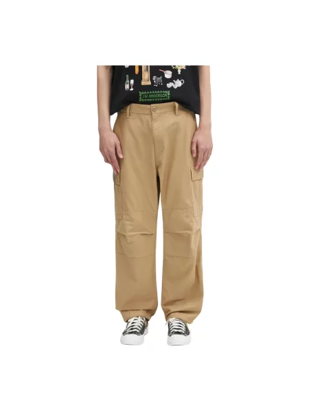 NEIGHBORHOOD spodnie BDU Pants proste beżowy