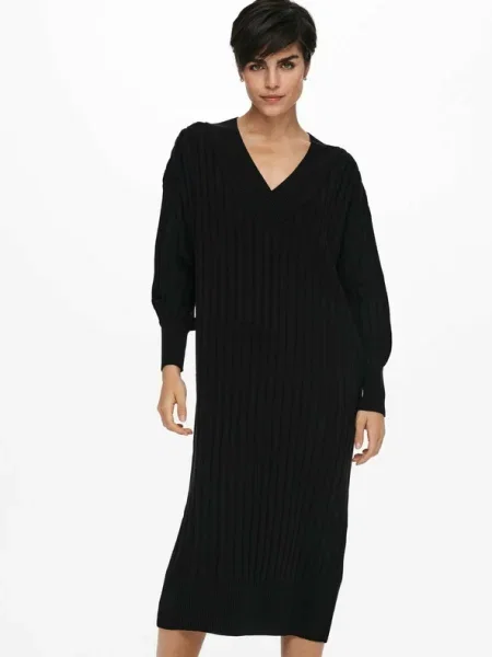 ONLY Rochie tricotată New Tessa negru