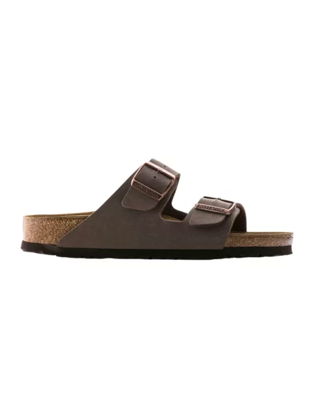 Klapki Birkenstock brązowe