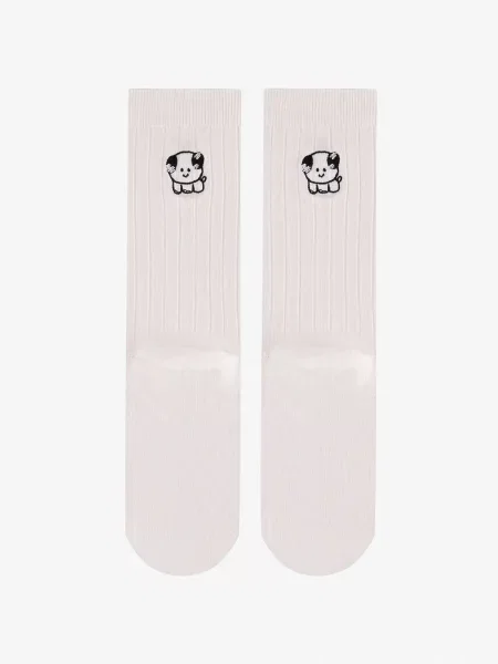 Penti Nogavice PENTI Adorable Puppy Paar Socken' bela