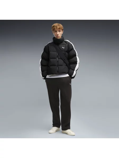 PUMA luźne spodnie dresowe Essentials Heavy Fleece Odzież S czarny