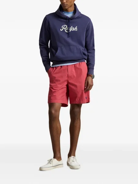 Ριγέ δερμάτινος κάλτσες Polo Ralph Lauren με κορδόνι μαύρο