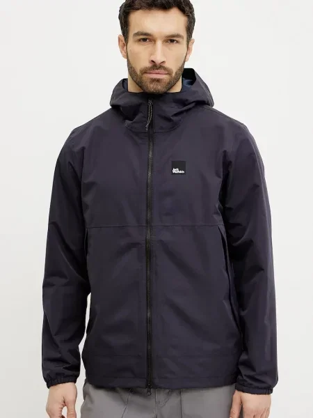 Яке Jack Wolfskin Terraview 2L преходен модел тъмносиньо