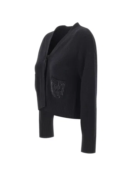 Stras cardigan Kangra negru