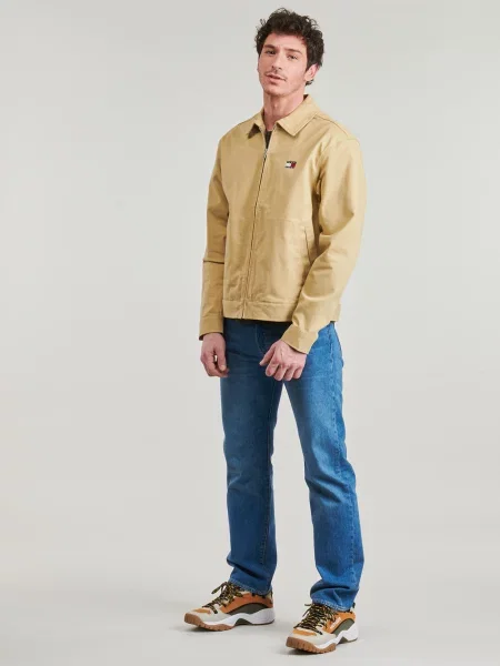 Geacă de blugi Tommy Jeans maro